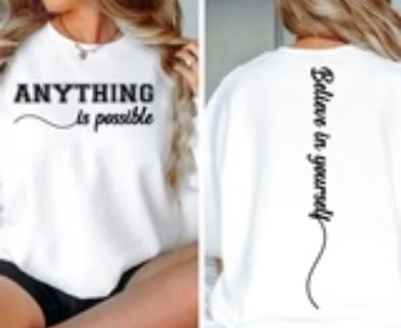 ANYTHING IS POSSIBLE -  Single Color Screen Print