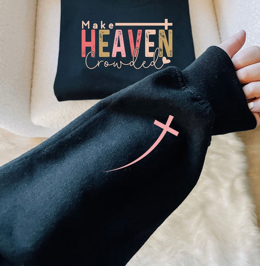 RTS Make Heaven croded cross pink MATTE BREATHABLE CLEAR FILM SCREEN PRINT TRANSFER ADULT SLEEVE 4X6 FRONT 8