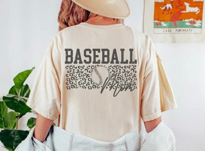 BASEBALL MOM - Single Color Screen Print